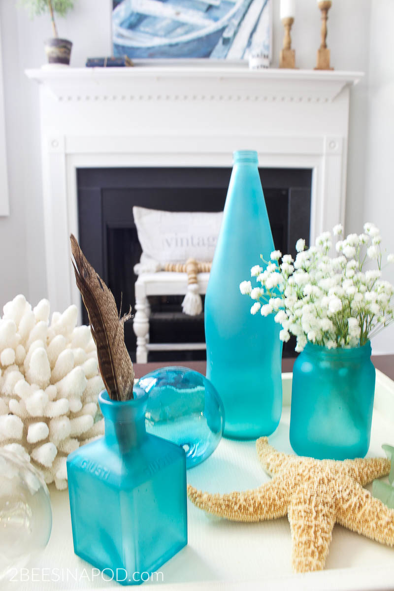 How to Make Sea Glass Bottles - like they washed up on the beach