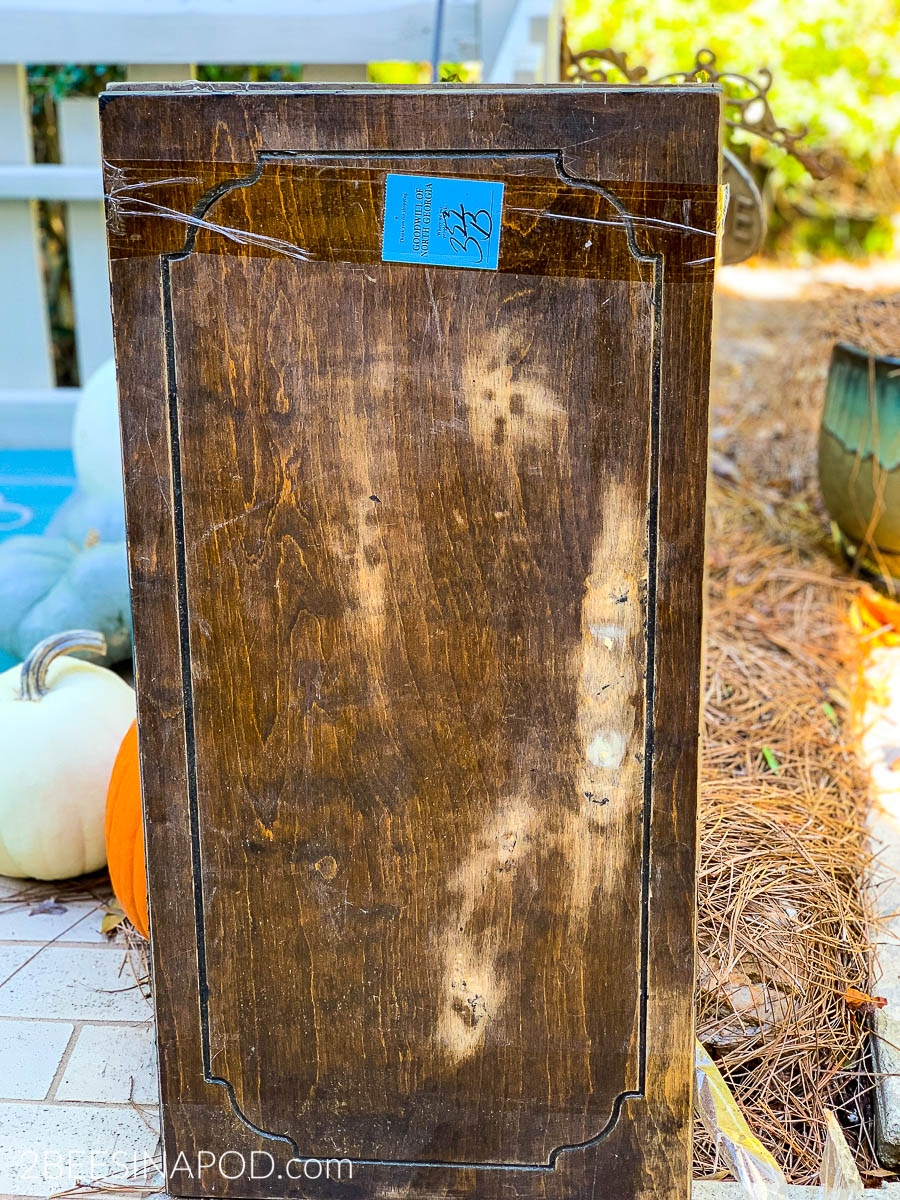 Diy Tray From A Repurposed Cabinet Door 2 Bees In A Pod