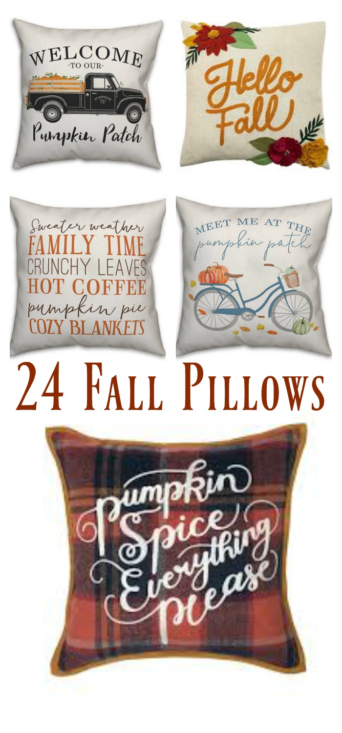 Pillows for autumn