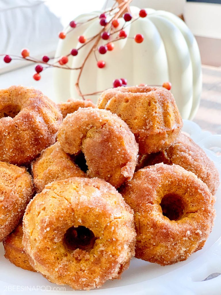 Baked Pumpkin Spice Donut Muffins so good