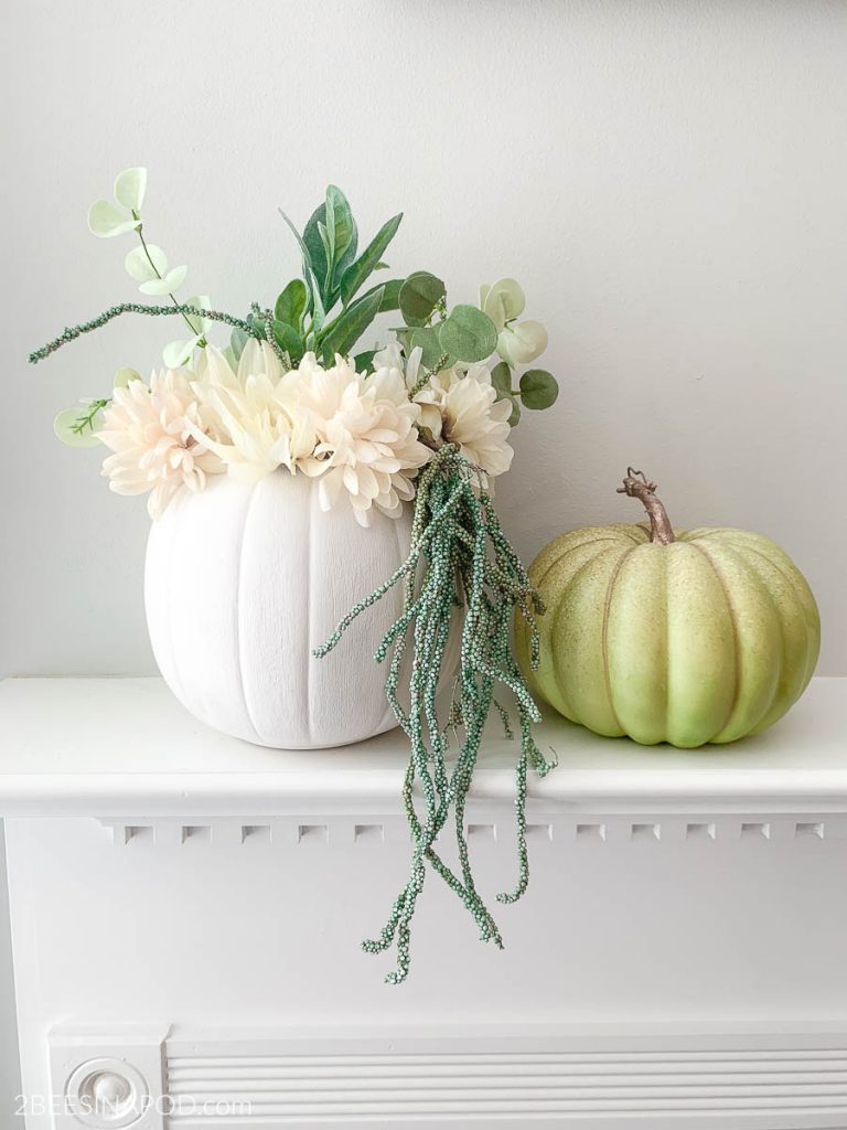 Transform Painted Dollar Tree Pumpkins into Beautiful Centerpieces - 2 ...