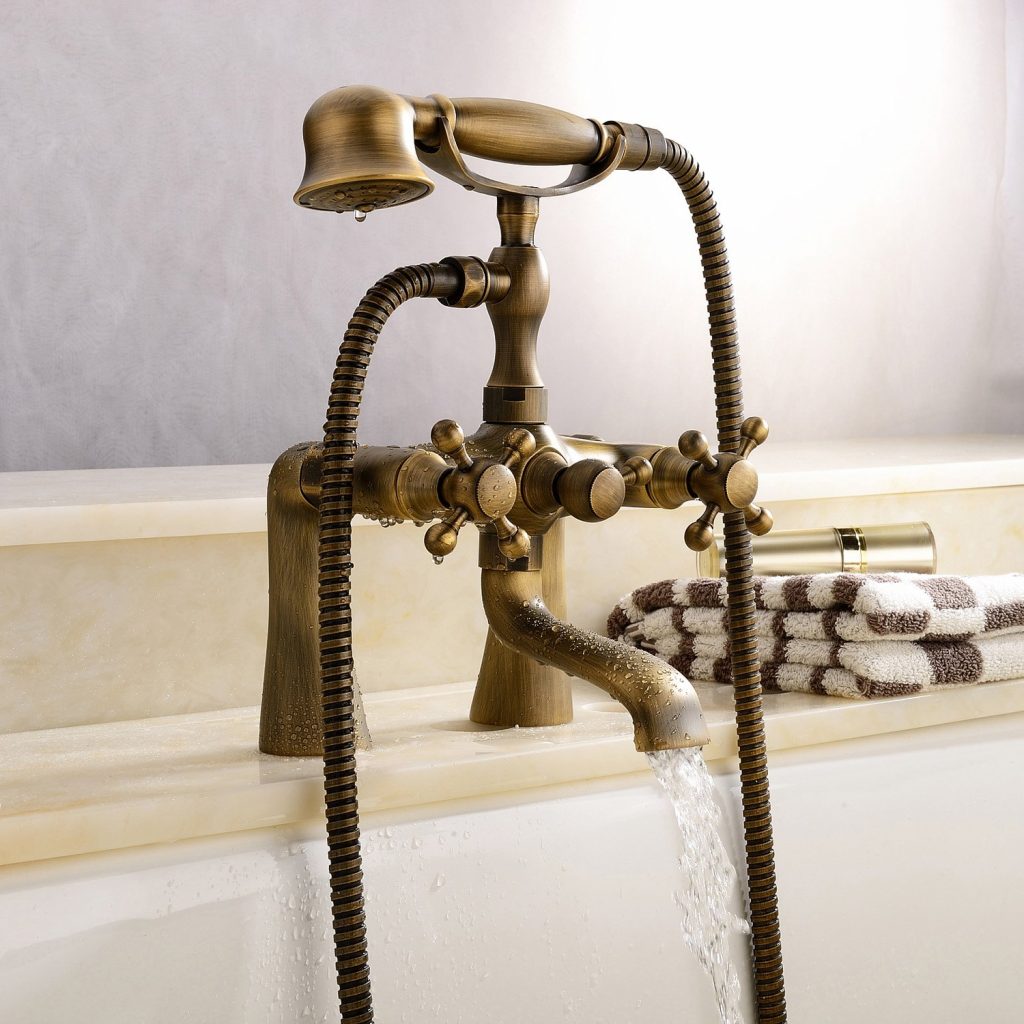 vintage brass faucet