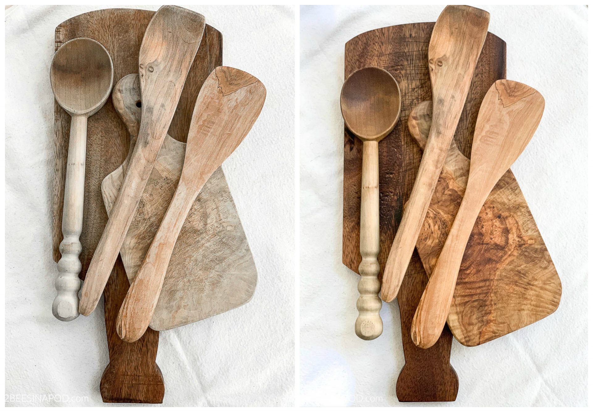 How To Oil Wood Cutting Boards and Spoons