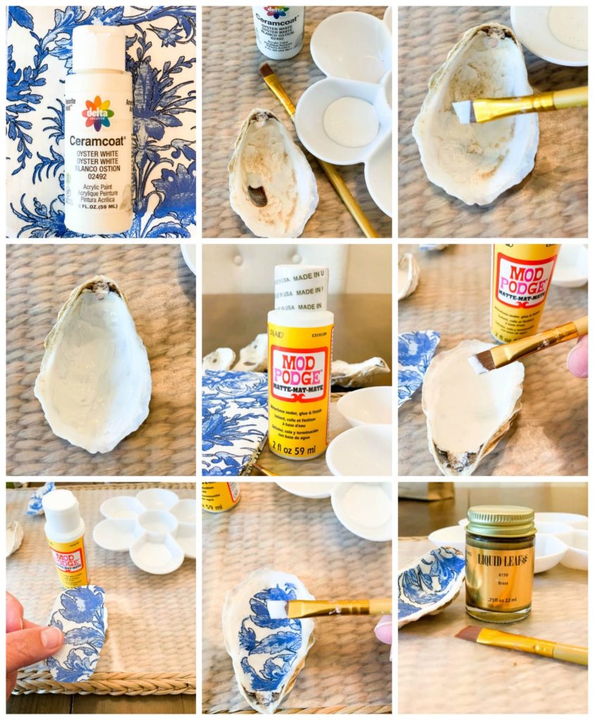 DIY Oyster Shell Dishes