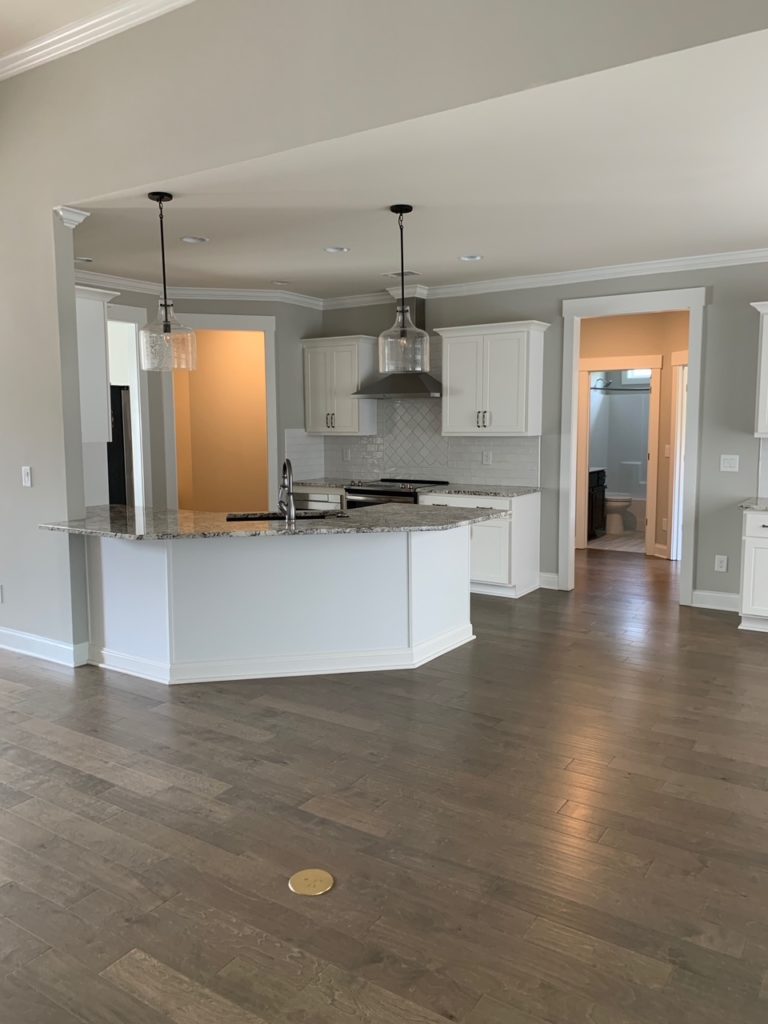 Kitchen view from the living room