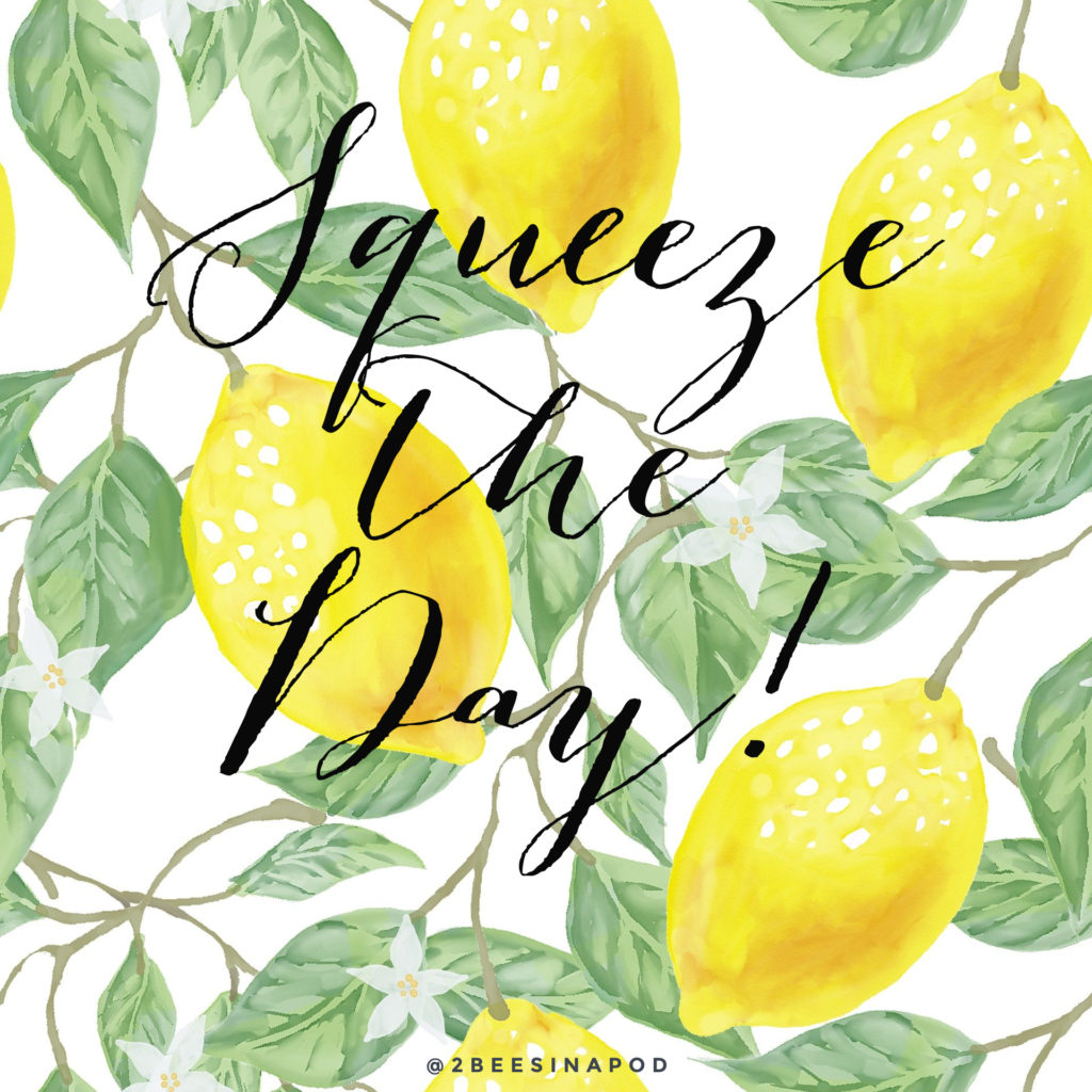 Lemon Printable 2 Ways - 2 Bees in a Pod