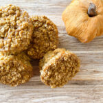 Healthy flourless pumpkin muffins