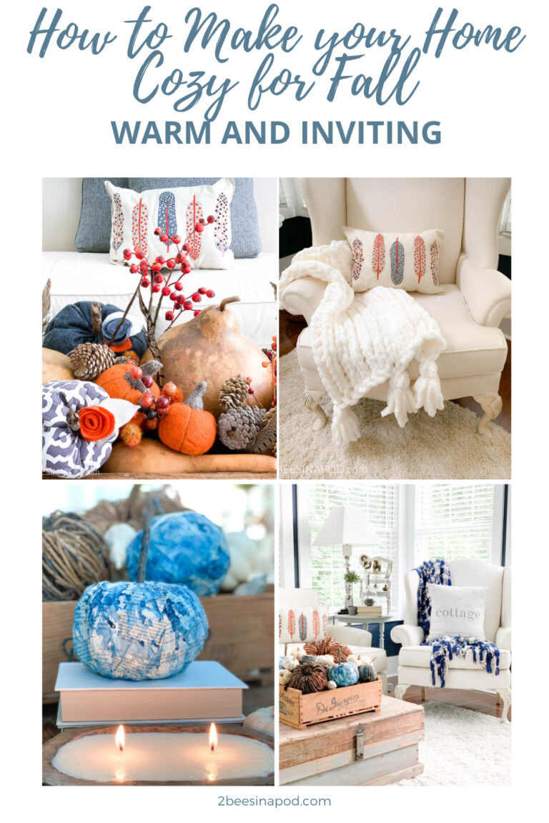 How to Make Your Home Cozy for Fall - 2 Bees in a Pod