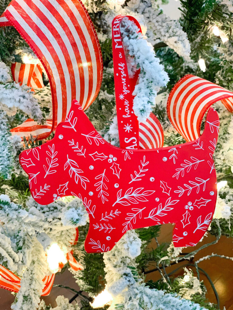 13 Easy DIY Christmas Ornaments - Dollar Tree Scottie Dog Ornament